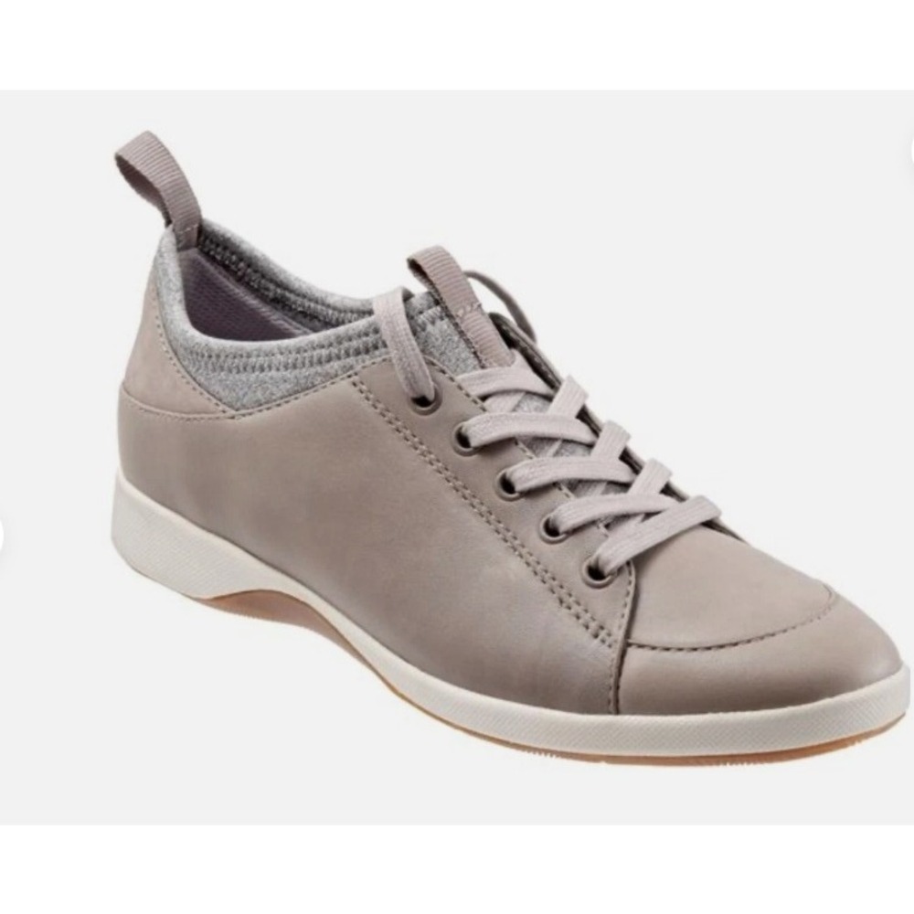 Sava x Softwalk Haven Taupe SOFT‎ Leather Sneakers Womens 10.5/11M EU 41